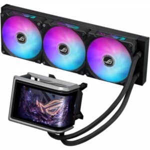 ASUS ROG Ryuo IV 360 ARGB CPU Liquid Cooler Display AMOLED 6.67" Intel 1851/1700/1200 AMD AM5/AM4 - immagine 1
