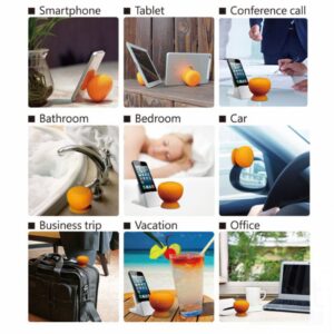 Start MUSHROOM Speaker Bluetooth con Microfono Ventosa Portatile VIOLA - immagine 5