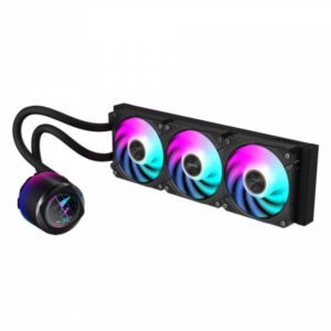 GIGABYTE AORUS Waterforce X II 360 ARGB LCD CPU Liquid Cooler Display LCD Intel 1851/700/1200 AMD AM5/AM4/TR4/sTR5 - immagine 1