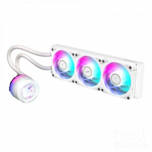 GIGABYTE AORUS Waterforce X II 360 Ice ARGB CPU Liquid Cooler Display LCD Intel 1851/1700/1200 AMD TR4/AM5/AM4/sTR5 - immagine 2