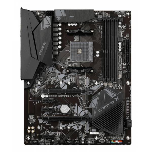 Gigabyte B550 Gaming X V2 AMD B550 4*DDR4 2*M.2 4*SataIII skAM4 DVI/HDMI ATX - Refurbished Grade A