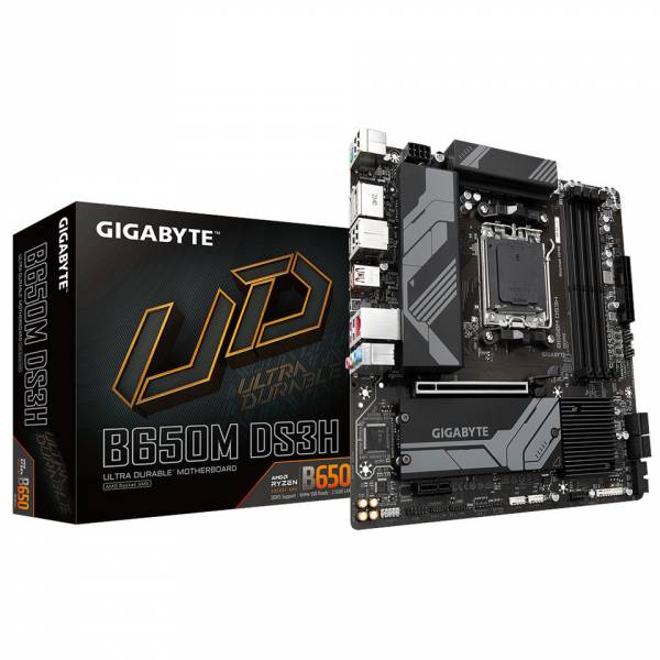 GIGABYTE B650M DS3H AMD B650 4*DDR5 2*M.2 4*SataIII skAM5 HDMI/DP mATX