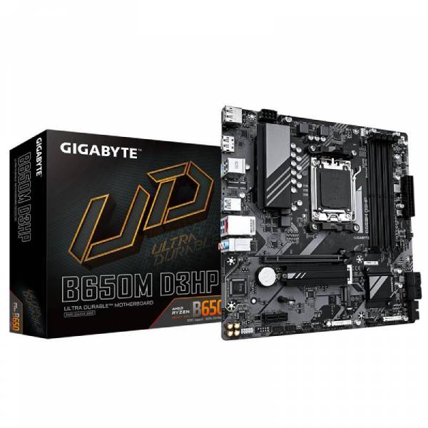 GIGABYTE B650M D3HP AMD B650 4*DDR5 2*M.2 4*SataIII skAM5 HDMI/DP mATX