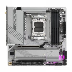 GIGABYTE B650M AORUS ELITE AX ICE AMD B650 4*DDR5 2*M.2 4*SataIII AM5 HDMI/DisplayPort mATX - immagine 3