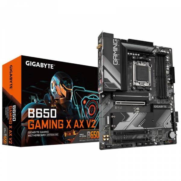 GIGABYTE B650 Gaming X AX V2 AMD 4*DDR5 3*M.2 4*SataIII skAM5 HDMI ATX