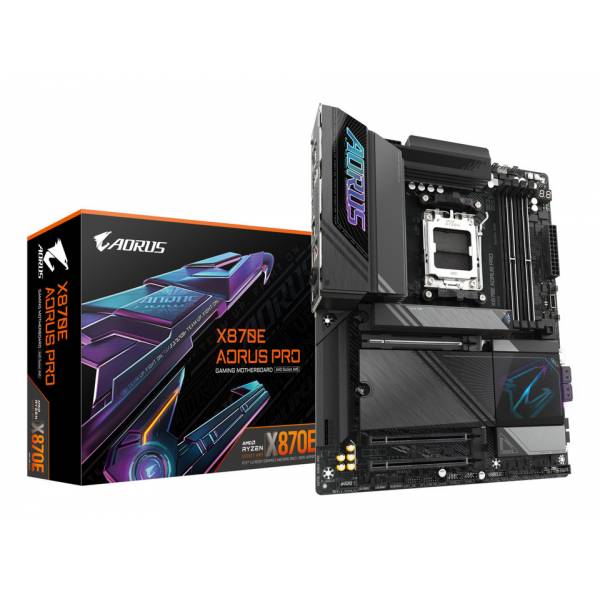 GIGABYTE X870E AORUS PRO AMD X870E 4*DDR5 4*M.2 4*SataIII AM5 HDMI ATX