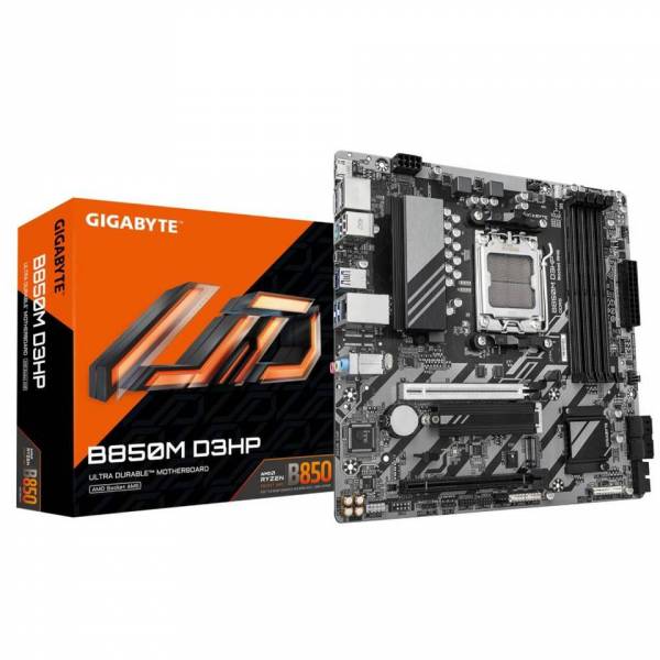 GIGABYTE B850M D3HP AMD B850 4*DDR5 2*M.2 4*SataIII AM5 HDMI/*2DisplayPort mATX