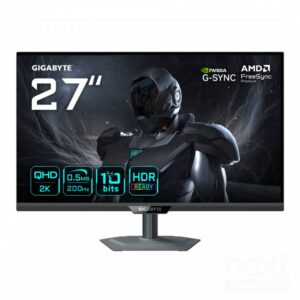 GIGABYTE G27Q20 Monitor 27" SS IPS 200Hz QHD 0.5ms Pivot 2*HDMI/DisplayPort - immagine 2