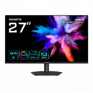 GIGABYTE GO27Q24A Monitor 27" QD-OLED 240Hz QHD 0,03ms Pivot 2*HDMI/DisplayPort - immagine 2