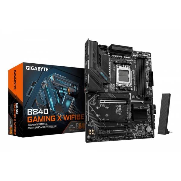 GIGABYTE B840 Gaming X WIFI6E AMD B840 4*DDR5 3*M.2 4*SataIII AM5 HDMI/DisplayPort ATX