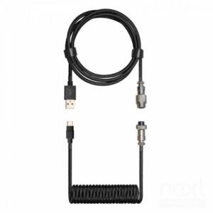 Cooler Master Coiled Keyboard Cable Shadow Black - immagine 2