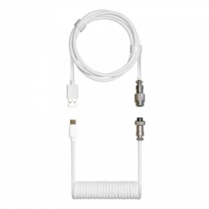 Cooler Master Coiled Keyboard Cable Snow White - immagine 1