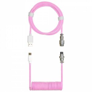 Cooler Master Coiled Keyboard Cable Magenta - immagine 1