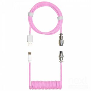 Cooler Master Coiled Keyboard Cable Magenta - immagine 2