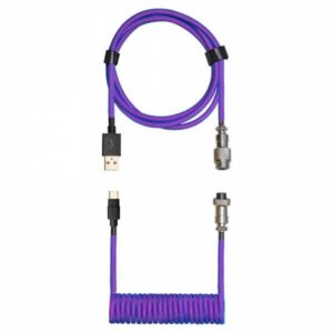 Cooler Master Coiled Keyboard Cable Blue Purple - immagine 1