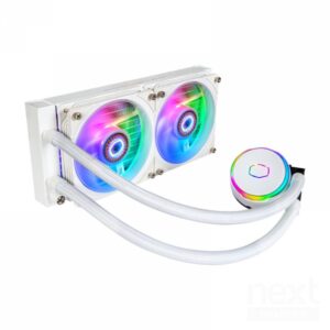 Cooler Master MasterLiquid PL240 Flux White Edition Intel 1851/1700/1200 AMD AM4/AM5/sTRX4 - immagine 2