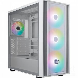 Cooler Master Masterbox 600 BTF ARGB White Case Middle Tower Vetro Temperato No-Power mini-ITX/mATX/ATX/E-ATX - immagine 2