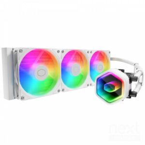Cooler Master MasterLiquid 360 Core II White ARGB CPU Liquid cooler Intel 1851/1700/1200 AMD AM5/AM4 - immagine 2