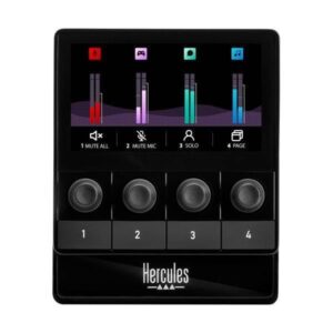 Hercules Stream 100 Controller Audio LCD 4 Pulsanti Windows 10/11 - immagine 1