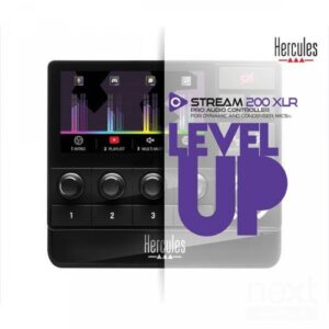 Hercules Stream 200 XLR Controller Audio 9 pulsanti Nero - immagine 3