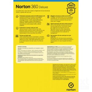 Norton 360 Deluxe 2026 | Antivirus per 3 Dispositivi Licenza di 1 Anno ATT - immagine 4