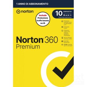 Norton 360 Premium 2026 | Antivirus per 10 Dispositivi Licenza di 1 Anno - immagine 2