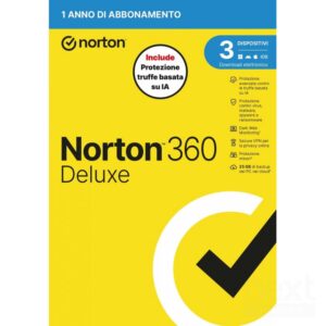 Norton 360 Deluxe 2026 | Antivirus per 3 Dispositivi Licenza di 1 Anno - immagine 2