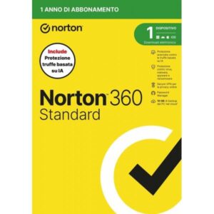 Norton 360 Standard 2026 | Antivirus per 1 Dispositivo Licenza di 1 Anno ATT - immagine 1