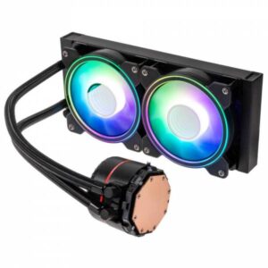 Kolink Umbra Void ARGB 240 Black CPU Liquid Cooler Intel 1851/1700/1200 AMD AM5/AM4 - immagine 4