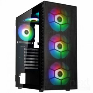 Kolink Observatory HF Mesh Black ARGB Case Midi Tower Vetro Temperato No-Power minITX/mATX/ATX - immagine 2