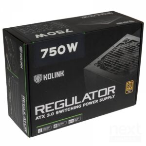 Kolink REGULATOR 750W Modulare 80+ Gold PFC Attivo ATX 3.0 - immagine 2