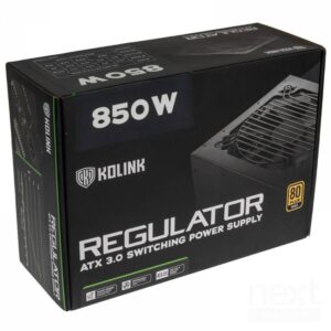 Kolink REGULATOR 850W Modulare 80+ Gold PFC Attivo ATX 3.0 - immagine 2