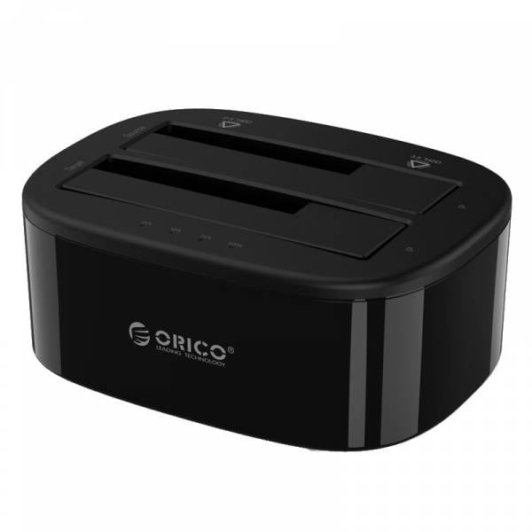 Orico 6228US3-C HDD Duplicator Dock Station 2*Sata 2.5"/3.5" USB-C Nero