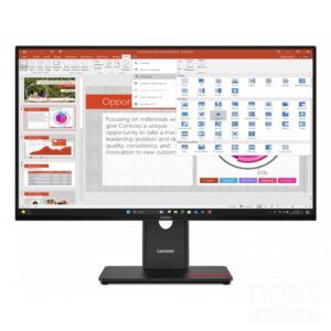 Lenovo ThinkVision T27-40 Monitor 27" IPS 120Hz Full HD 6ms Pivot USB-C HDMI/DisplayPort/VGA - immagine 2