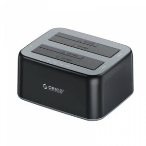 Orico 6829C3-V1 HDD Docking Station 2*Sata 2.5"/3.5" USB-C Nero - immagine 1