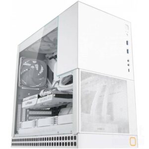 Geometric Future King Arthur White Case Midi Tower Vetro Temperato No-Power E-ATX/ATX/mATX/Mini-ITX - immagine 4