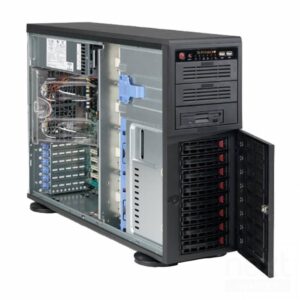 Supermicro CSE-743TQ-865B-SQ Pedastal Rack 4U 8*SATA/SAS 865w E-ATX Nero - immagine 2