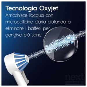 Oral-B Idropulsore Health Center Avanzato con 2 Beccucci Oxyjet e 2 Beccucci con Getto D’acqua - immagine 6