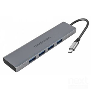 Mediacom MD-C301 Hub USB Typc-C to 4*USB3.0 - immagine 2