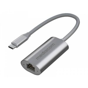 Mediacom MD-C323 Adattatore di Reta USB-C to GLAN - immagine 1