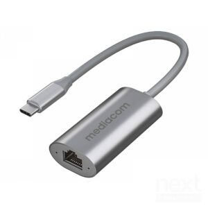 Mediacom MD-C323 Adattatore di Reta USB-C to GLAN - immagine 2