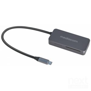 Mediacom MD-S405 Card Reader Type-C to SD/MicroSD - immagine 2