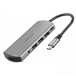 Mediacom MD-C309 Docking Station USB-C to 3*USB3.0/HDMI/Audio - immagine 2