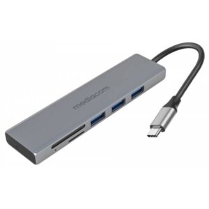 Mediacom MD-C302 Docking Station USB-C to 3*USB3.0/SD/MicroSD - immagine 1