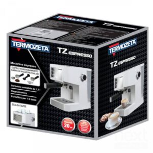 Termozeta TZ Espresso Macchina Caffè Manuale Espresso 1.5L Argento/Bianco - immagine 5