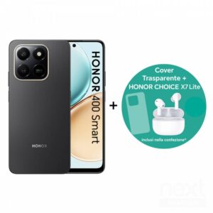 Honor BUNDLE 400 Smart 256GB 6,77" 4G Dual-Sim MagicOS 9.0 Velvet Black + Cover Transparente e Honor Earbuds X7 Lite - immagine 3