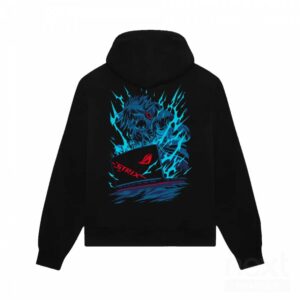 ASUS Dolly Noire Manga Laptop Hoodie Taglia L - immagine 3