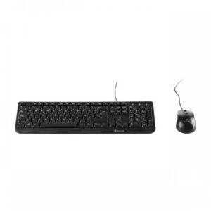 NGS Cocoa Kit Tastiera e Mouse USB Layout IT Nero - immagine 1