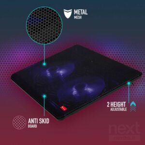 NGS Jetstand base di raffreddamento per notebook 39,6 cm (15.6") 1000 Giri/min Nero - immagine 4