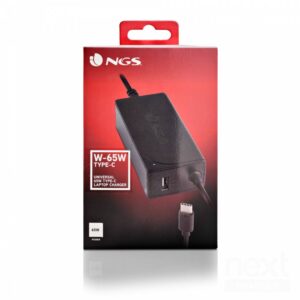 NGS W-65W Alimentatore per Notebook Universale 65W Type-C - immagine 2